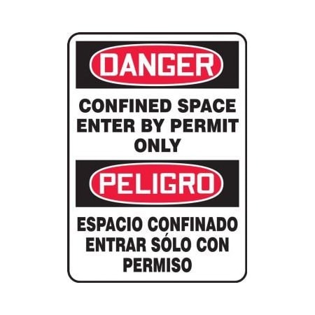 SPANISH BILINGUAL OSHA DANGER SBMCSP134XL